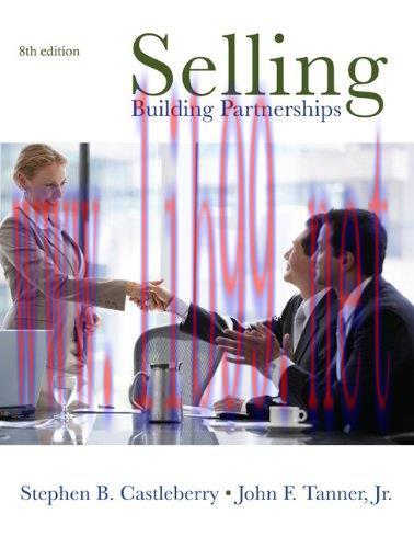 [FOX-Ebook]Selling: Building Partnerships, 8th Edition