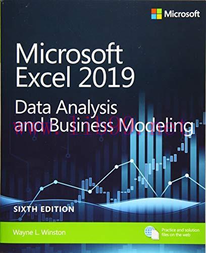 [FOX-Ebook]Microsoft Excel 2019 Data Analysis and Business Modeling, 6th Edition
