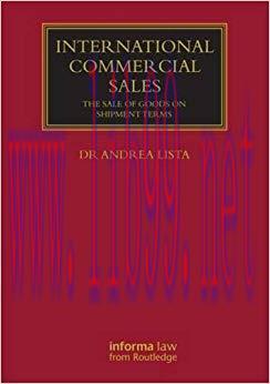 [PDF]International Commercial Sales The Sale of Goods on Shipment Terms