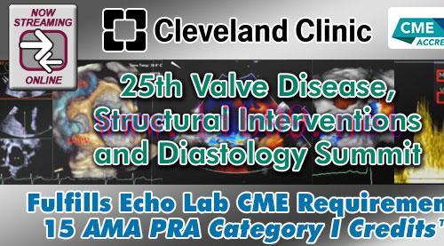 [AME]Cleveland Clinic Heart, Thoracic & Vascular Institute 25th Valve Disease, Structural Inter...