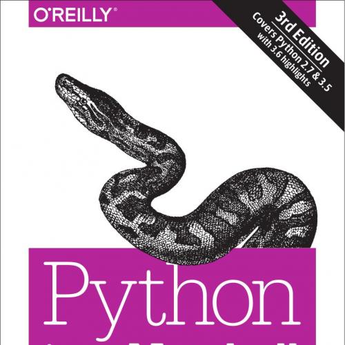 Python in a Nutshell. A Desktop Quick Reference 3th - Alex Martelli, Anna Ravenscroft & Steve H...