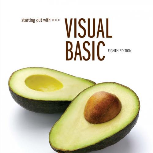 Starting Out With Visual Basic 8th