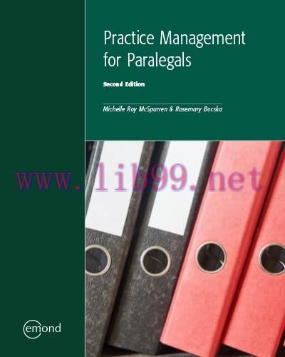 [PDF]Practice Management for Paralegals 2nd Edition