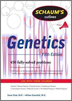 (PDF)Schaum&rsquo;s Outline of Genetics, Fifth Edition (Schaums Outline Series) 5th Edition