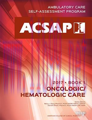 [AME]ACSAP 2017 Book 1 Oncologic/Hematologic Care (Original PDF)