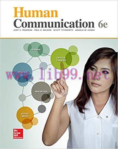 Human Communication 6th Edition,