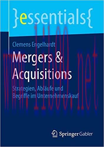 (PDF)Mergers & Acquisitions: Strategien, Abl&auml;ufe und Begriffe im Unternehmenskauf (essentials) ...