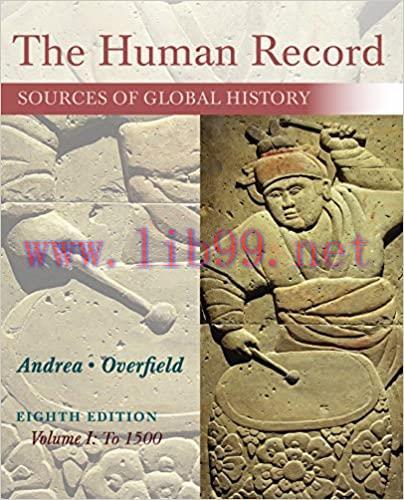 (PDF)The Human Record: Sources of Global History, Volume I: To 1500