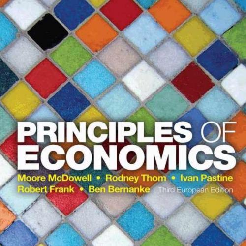 Principles Of Economics 3rd edition by Moore McDowell