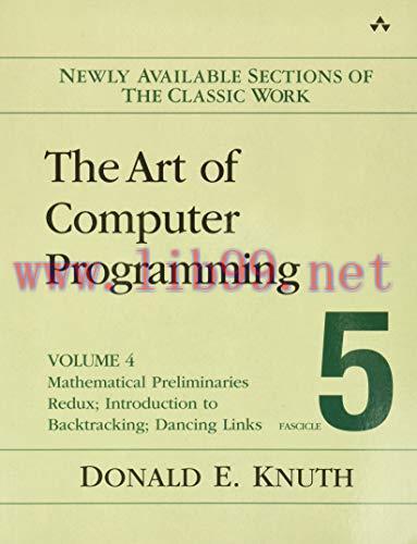 [FOX-Ebook]The Art of Computer Programming, Volume 4, Fascicle 5: Mathematical Preliminaries Re...