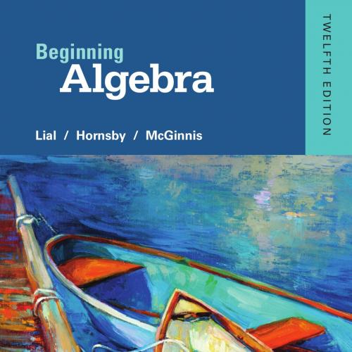 Beginning Algebra (Subscription) 12th By Margaret L. Lial 120Yuan