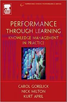 (PDF)Performance Through Learning 1st Edition