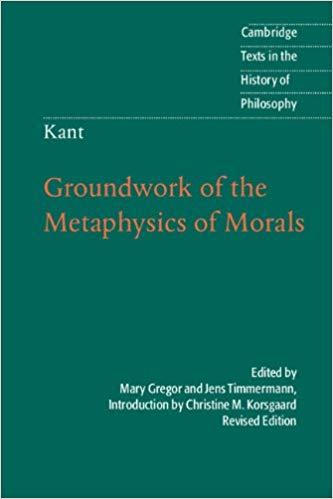 (PDF)Kant Groundwork of the Metaphysics of Morals (Cambridge Texts in the History of Philosophy...