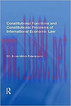 (PDF)Constitutional Functions And Constitutional Problems Of International Economic Law