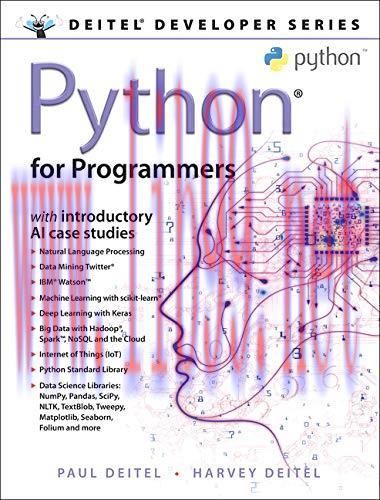 [FOX-Ebook]Python for Programmers: with Big Data and Artificial Intelligence Case Studies