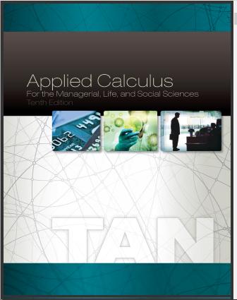 (SM)Applied Calculus for the Managerial, Life, and Social Sciences 10th Edition by Soo T. Tan.p...