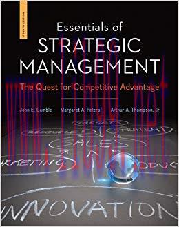 (PDF)Essentials of Strategic Management: The Quest for Competitive Advantage 4th Edition