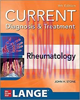 [PDF]Current Diagnosis and Treatment in Rheumatology, 4th Edition (LANGE CURRENT Series)
