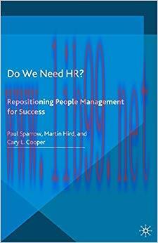 (PDF)Do We Need HR?: Repositioning People Management for Success 2015 Edition