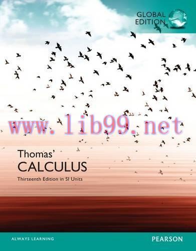 [FOX-Ebook]Thomas' Calculus in Si Units, 13th Edition