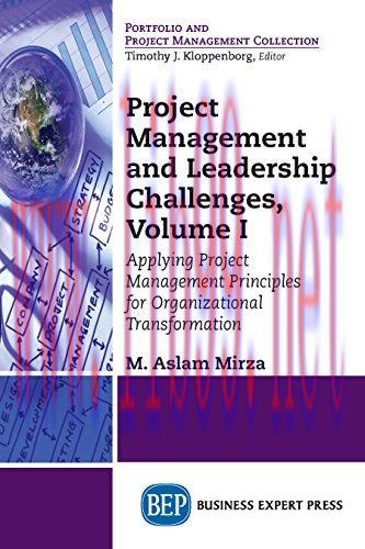 [PDF]Project Management and Leadership Challenges, Volume I [M. Aslam Mirza]