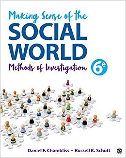 (PDF)Making Sense of the Social World Methods of Investigation