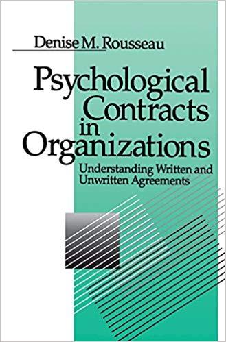 (PDF)Psychological Contracts in Organizations Understanding Written and Unwritten Agreements 1s...