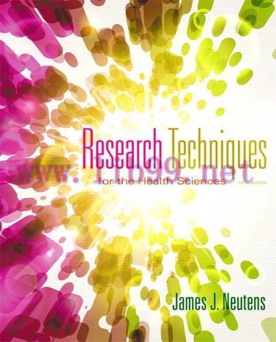 [AME]Research Techniques for the Health Sciences 5th (Original PDF)