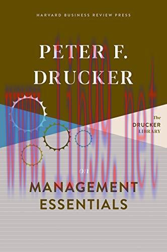 [FOX-Ebook]Peter F. Drucker on Management Essentials