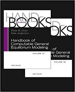 (PDF)Handbook of Computable General Equilibrium Modeling (Handbooks in Economics) 1st Edition