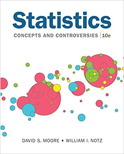 (PDF)Statistics Concepts and Controversies 10th Edition