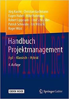 (PDF)Handbuch Projektmanagement: Agil &ndash; Klassisch &ndash; Hybrid (German Edition) 4th Edition