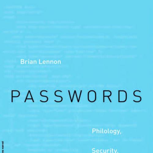 Passwords Philology, Security, Authentication