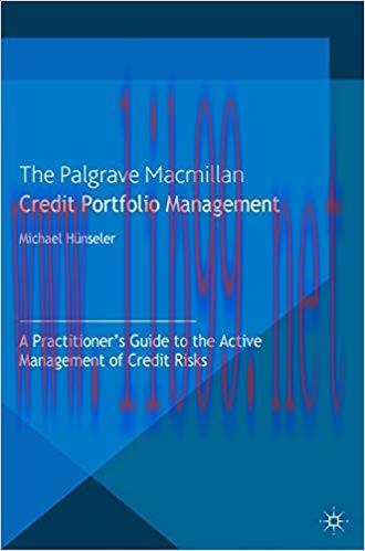 (PDF)Credit Portfolio Management: A Practitioner&rsquo;s Guide to the Active Management of Credit Ris...