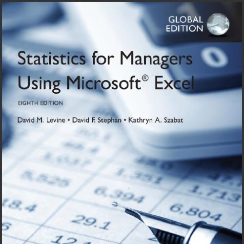 (TB)Statistics for Managers Using Microsoft Excel,8th Global Edition.zip