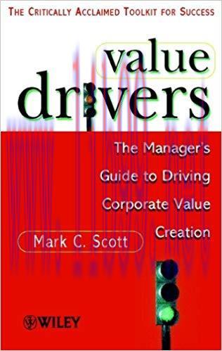 (PDF)Value Drivers: The Manager&rsquo;s Guide for Driving Corporate Value Creation 1st Edition