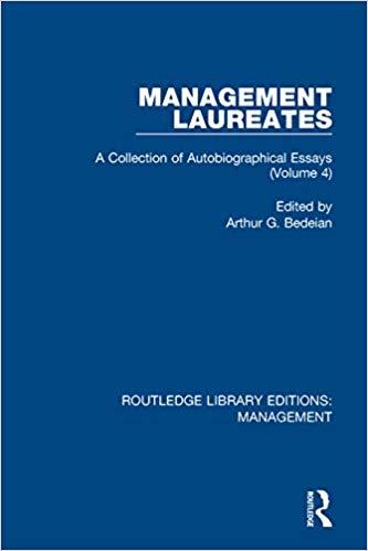 (PDF)Management Laureates A Collection of Autobiographical Essays (Volume 4) (Routledge Library...