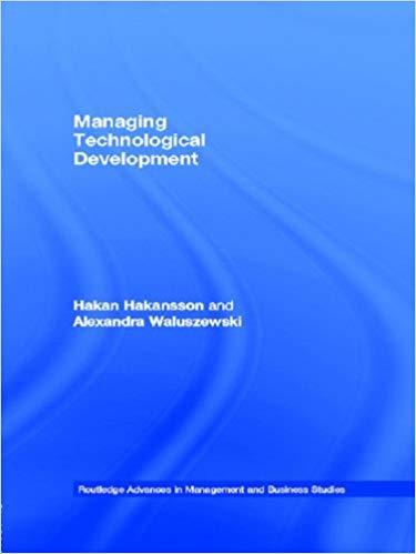 (PDF)Managing Technological Development (Routledge Advances in Management and Business Studies ...