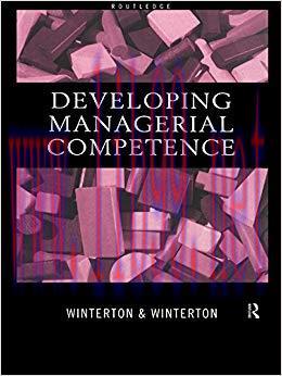 (PDF)Developing Managerial Competence 1st Edition