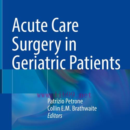 [AME]Acute Care Surgery in Geriatric Patients (EPUB)