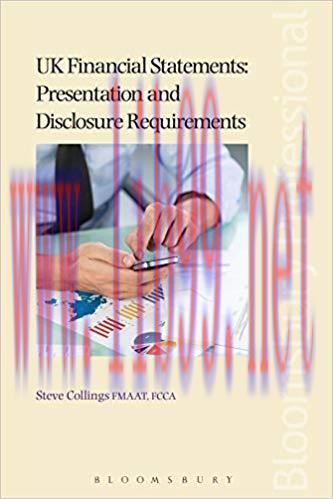(PDF)UK Financial Statements: Presentation and Disclosure Requirements 1st Edition