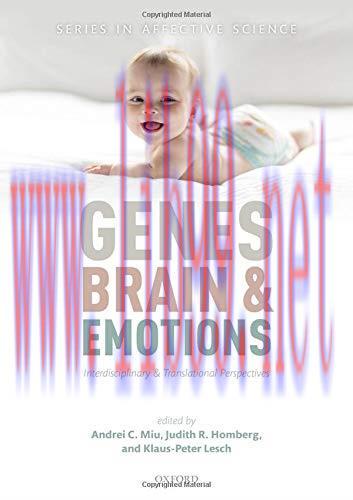 [AME]Genes, Brains, and Emotions: Interdisciplinary and Translational Perspectives (Affective S...