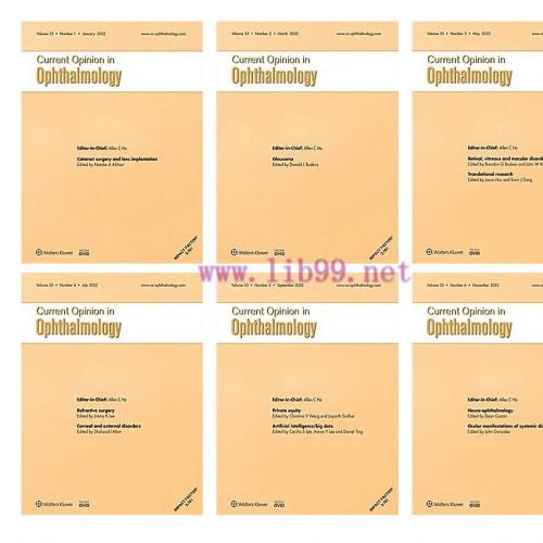 [AME]Current Opinion in Ophthalmology 2022 Full Archives (True PDF)