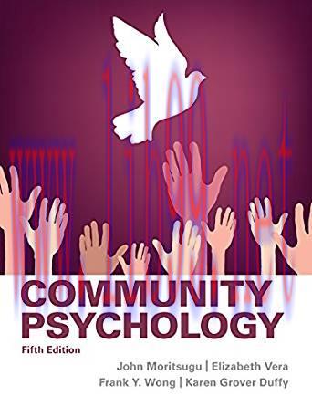[PDF]Community Psychology, 3rd Edition [John Moritsugu]