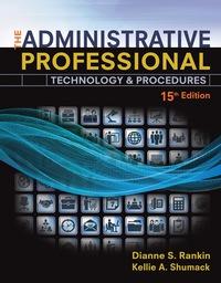 (Test Bank)The Administrative Professional Technology & Procedures, 5th Edition.zip