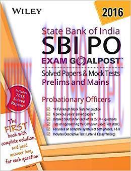 (PDF)Wiley&rsquo;s State Bank of India Probationary Officers (SBI PO) Exam Goalpost Solved Papers & M...