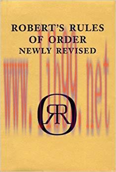 Robert&rsquo;s Rules of Order &ndash; Pocket Guide