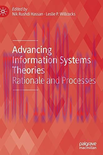 [FOX-Ebook]Advancing Information Systems Theories: Rationale and Processes