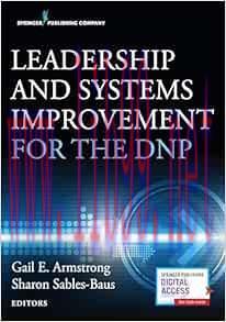 [AME]Leadership and Systems Improvement for the DNP (EPUB)