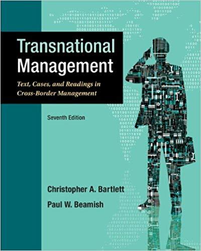 (Test Bank)Transnational Management Text Cases 7th Edition by Christopher Bartlett.zip